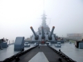 Bitevník USS Alabama po děly